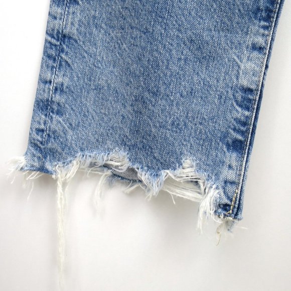 AG The Isabelle High-Rise Straight Crop Raw Hem 26 - Picture 11 of 14